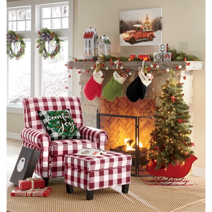 4-Foot Christmas Tree in Red Sled, , large