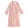Cozy Cotton Flannel Duster with Pockets, , large