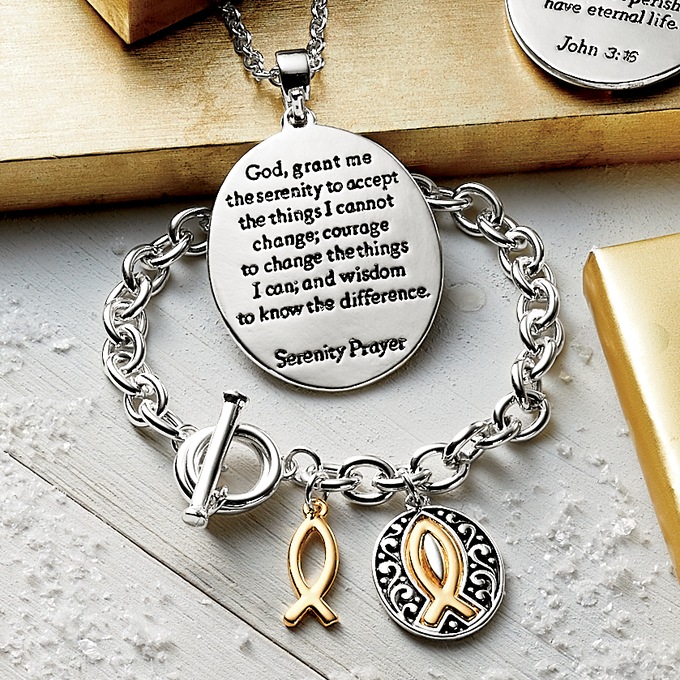 Serenity prayer charm best sale