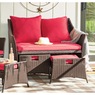 Wicker Loveseat, , large