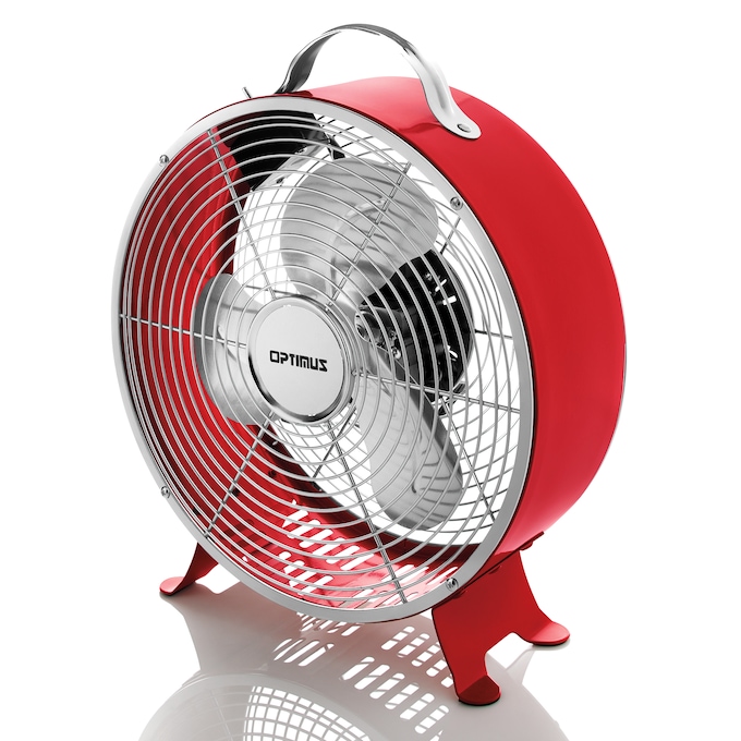 Optimus 10" Retro Design Drum Fan, , large