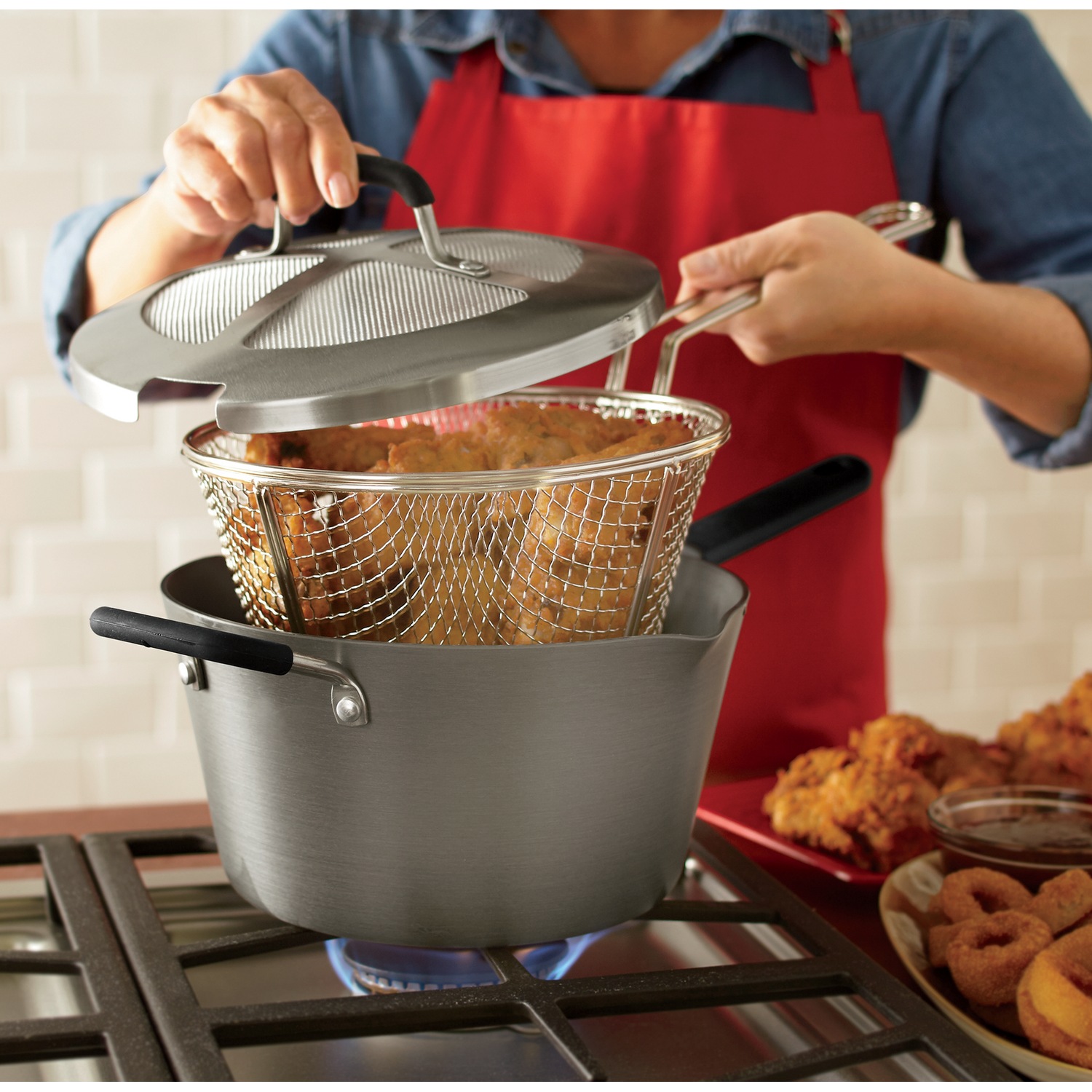 4.5Qt. Stovetop Deep Fryer Set Ginny's
