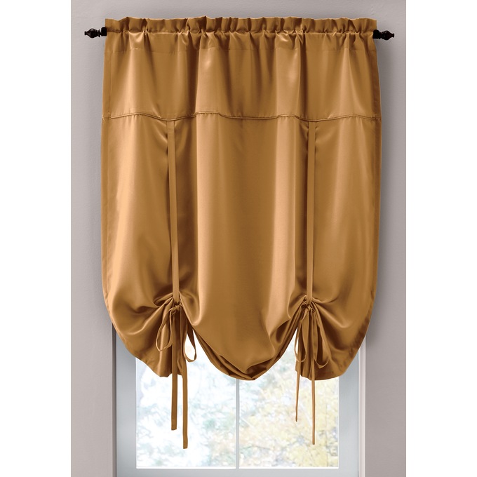 Madison Room-Darkening Tie Shade, , large