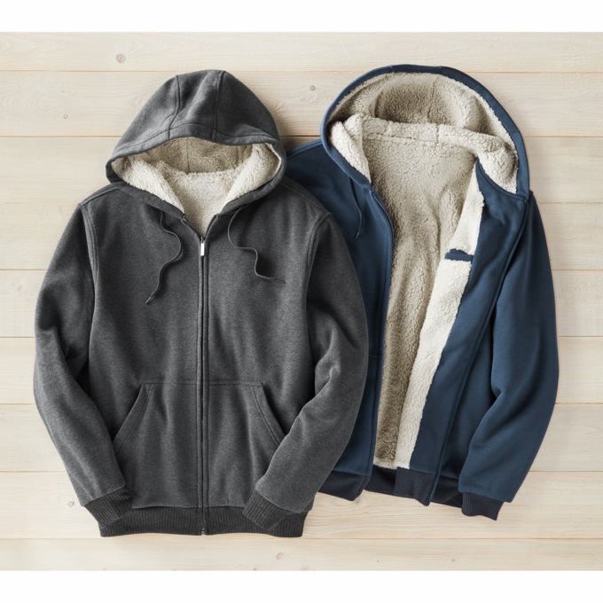 Lined hoodie outlet