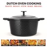 Gotham Steel 5-Quart Hammered Dutch Oven, , large