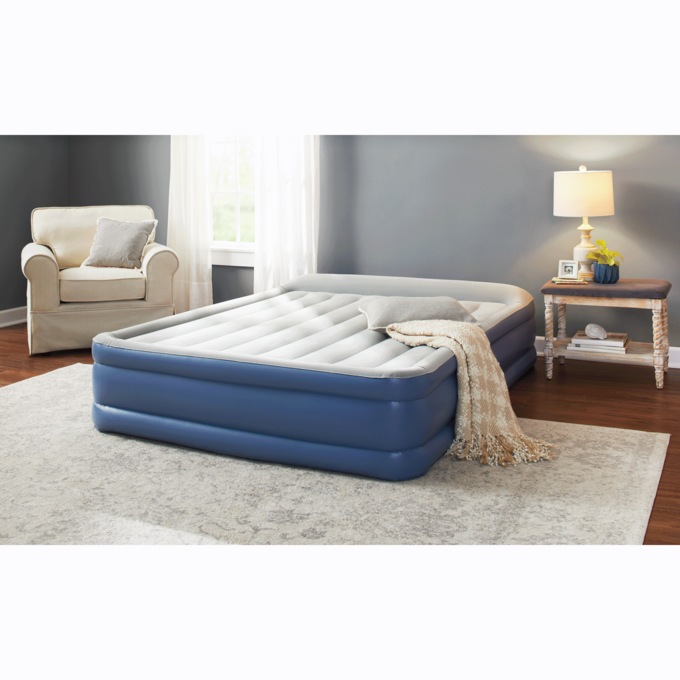Bestway Tritech Air Bed with Built-In Pump, , large