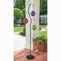 Hanging Solar Lantern with Stand, , large