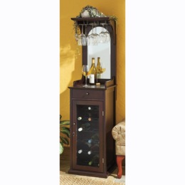 Locking Wine Cabinet, , large
