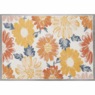 Indoor/Outdoor Reversible Floral Rug, , large