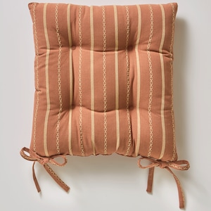 Autumn Chair Cushion with Self-Ties, Multi, large