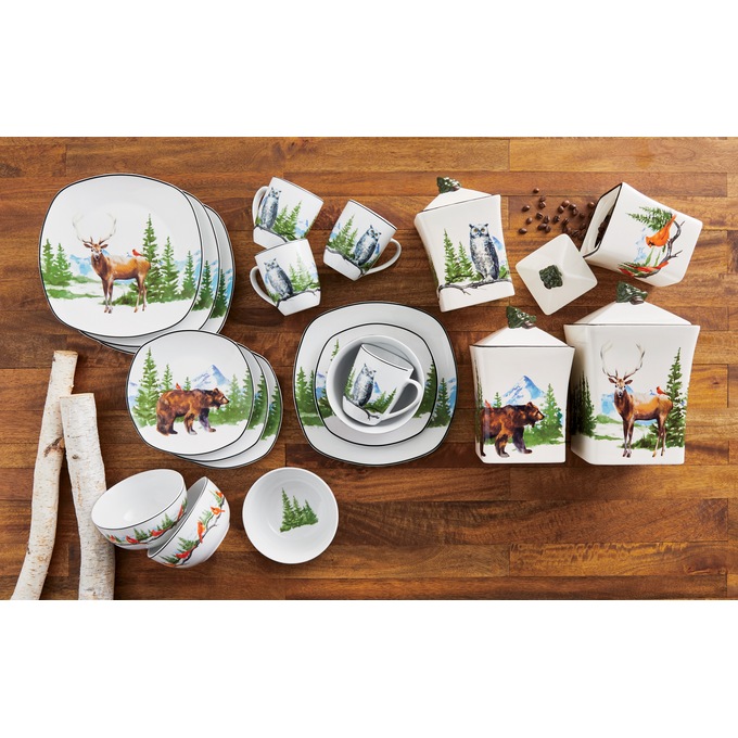 Winter Wonderland Dinnerware &amp; Canister Sets, , large