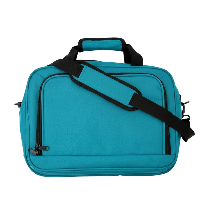 Montgomery Ward Personalized 3-Piece Soft-Sided Carry-On Set, Teal, large
