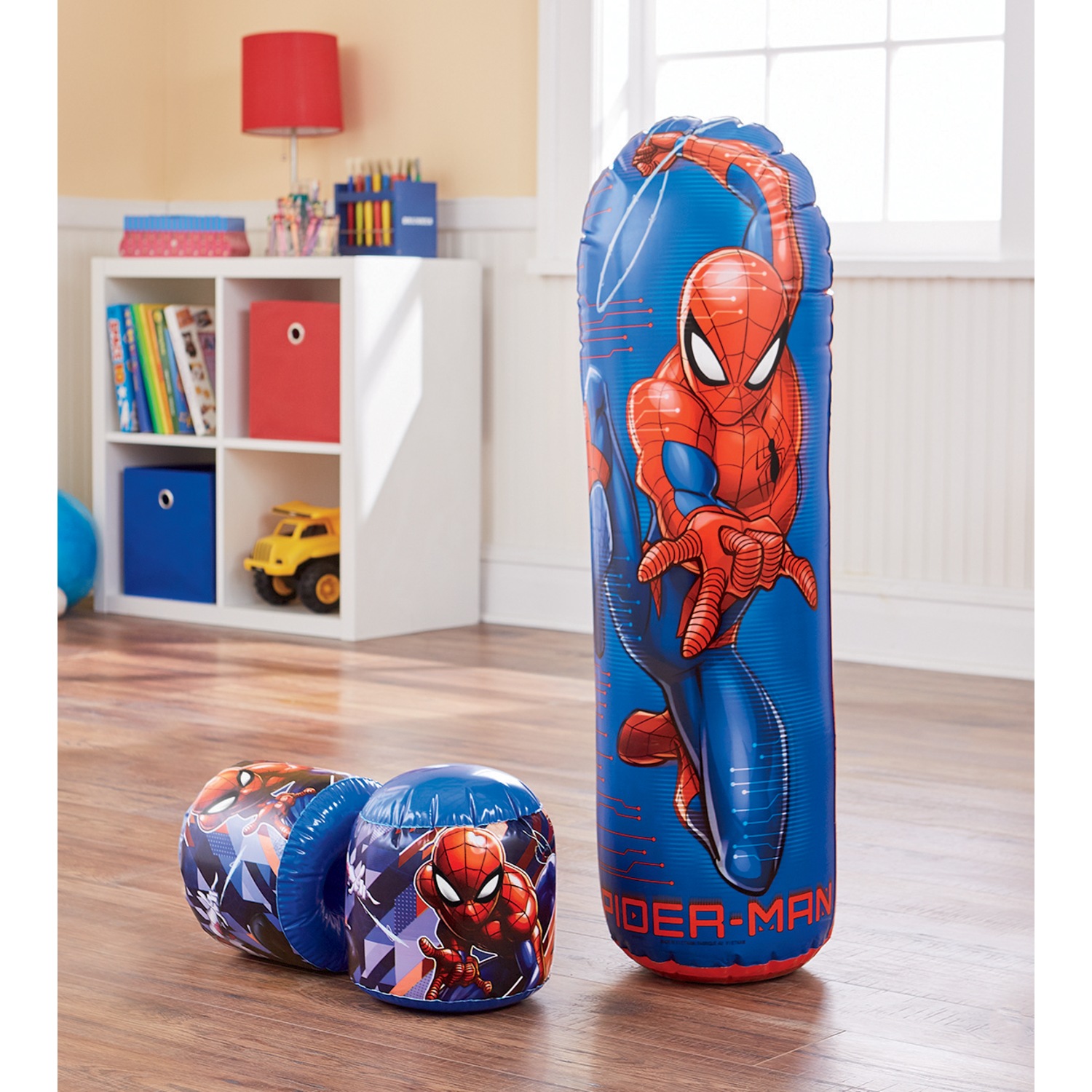 Spiderman bop bag and gloves 2025