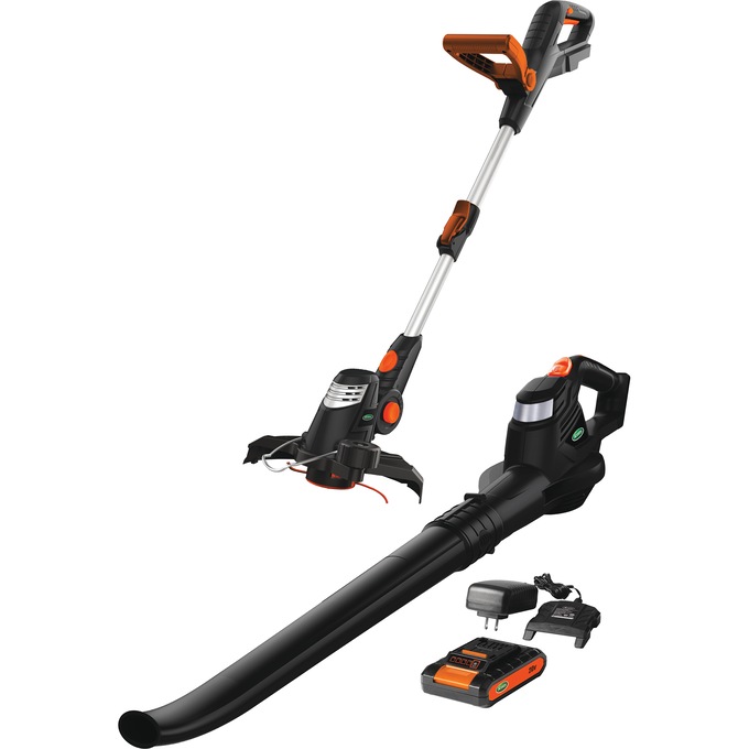 Scotts 20V Cordless Trimmer & Blower Combo, , large
