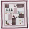 Holiday Sherpa Patch Oversized Quilt, , large