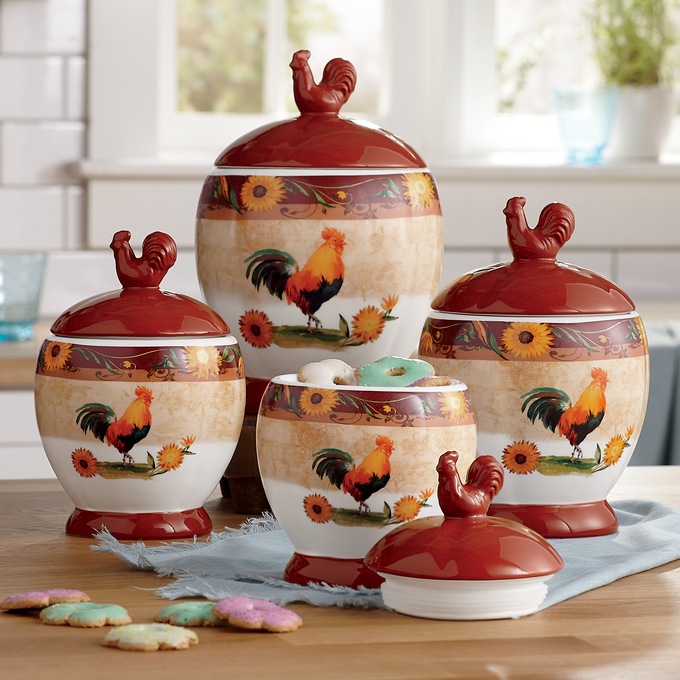 Rooster dinnerware sets clearance top