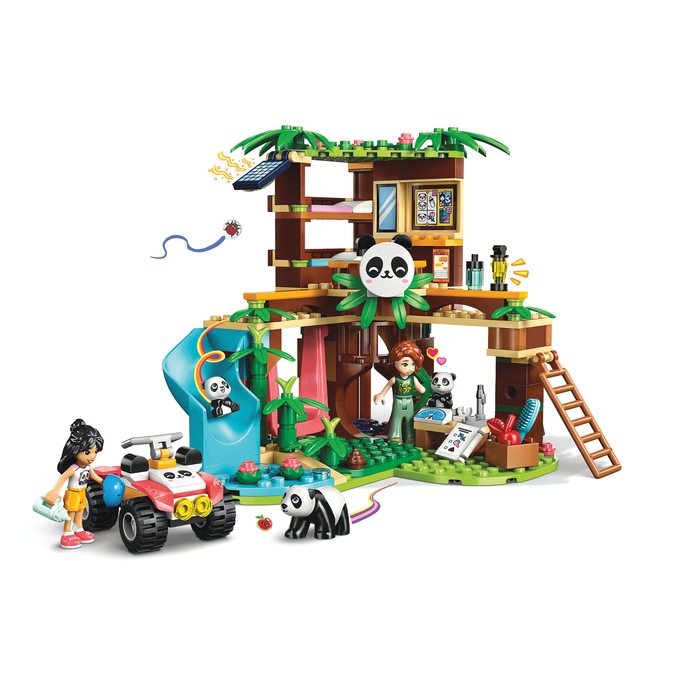 LEGO Friends Panda Sanctuary Animal Care, , large