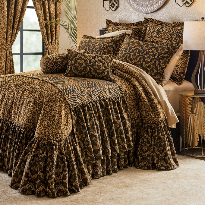 Bordeaux 7-Piece Jacquard Bedspread Set, , large