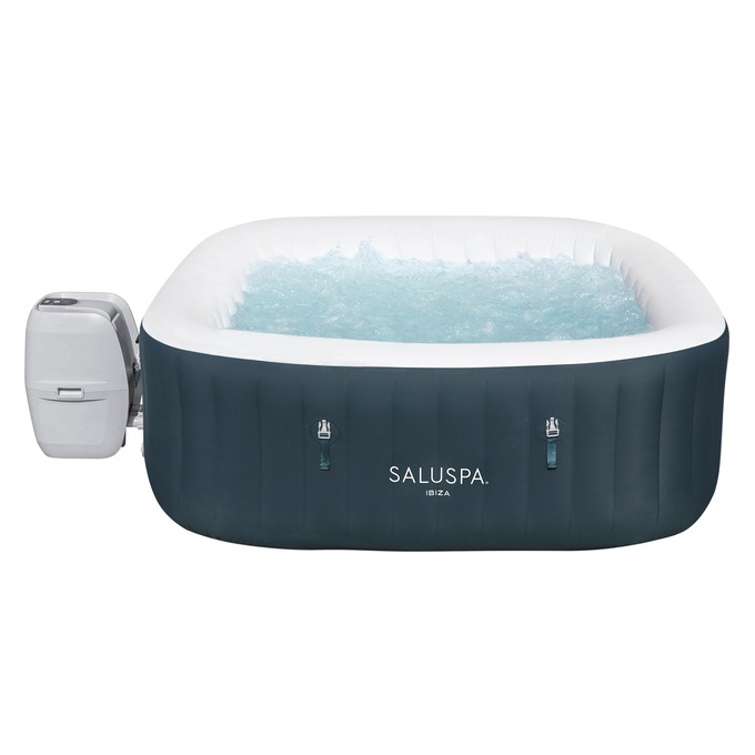 Coleman SaluSpa Ibiza AirJet Inflatable Hot Tub Spa 4&ndash;6 Person 71 in x 71 in x 26 in, , large
