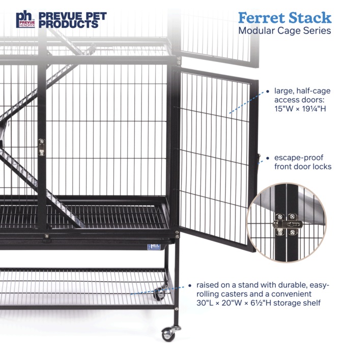 Prevue Pet Small Animal 2-Story Expandable Home, , large