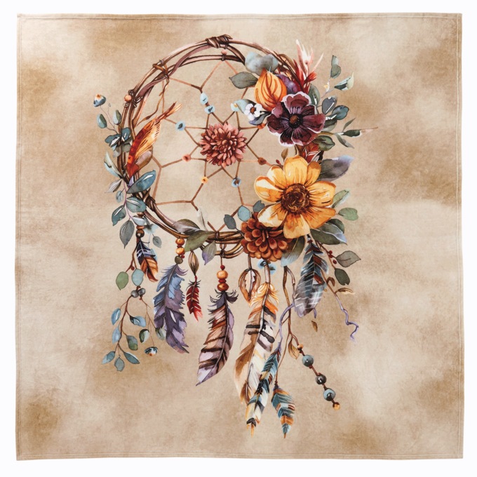 Novel Microplush Blanket, Dream Catcher, large