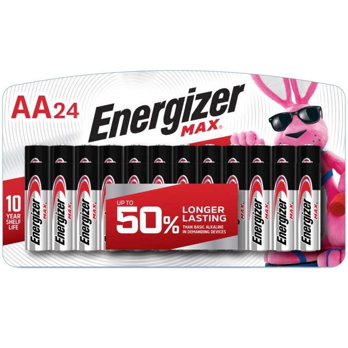Energizer MAX 24-Pack AA Household Batteries, , large