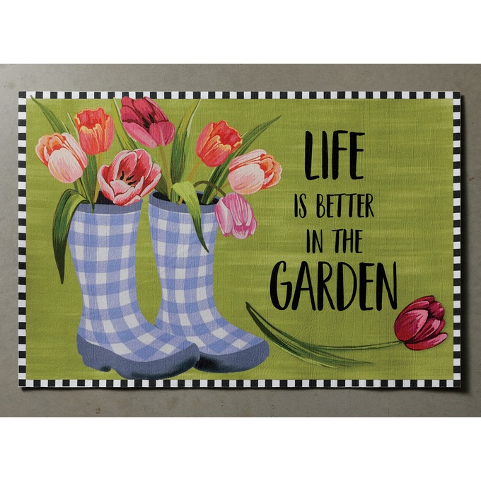 Life in The Garden Indoor/Outdoor Mat - 20" X 30", , large
