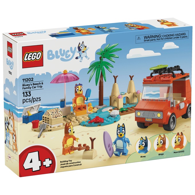 LEGO Bluey's Beach & Family Car Trip, , large
