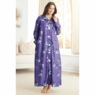 Ribbed Fleece Robe, , large