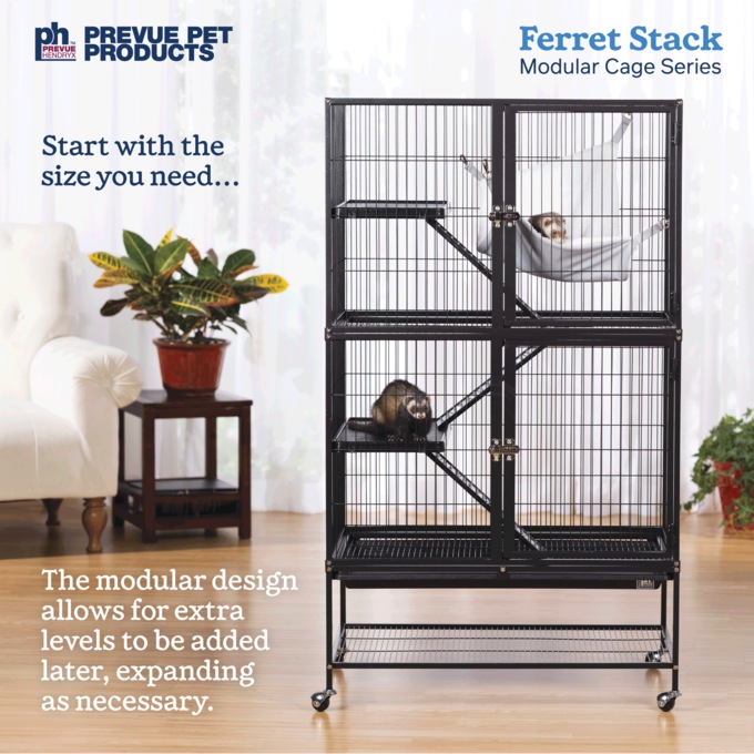 Prevue Pet Small Animal 2-Story Expandable Home, , large