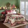 Holiday Wreath Oversized Quilt and Sham, , large