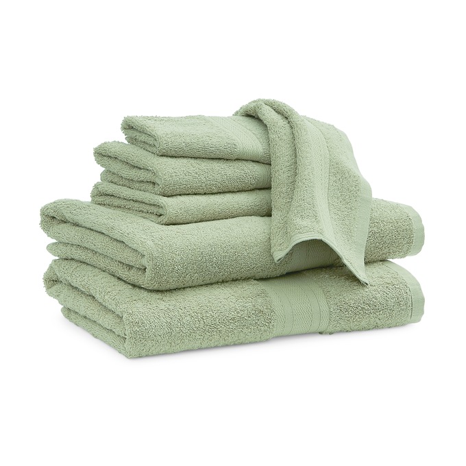 Color Connection® 6-Piece Cotton Towel Set, , large