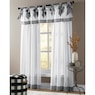 Gingham Trim Window Treatments, , large