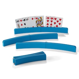 Set of 4 Playing Card Holders, , large
