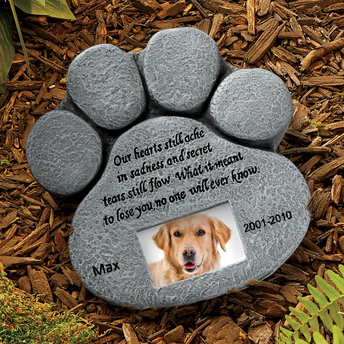 Pet Photo Memorial Stone, , large