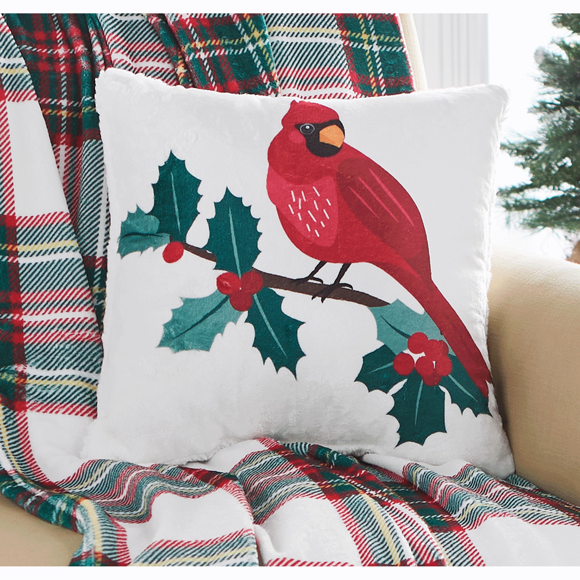 Novelty Plush Throw and Pillow Set, , large