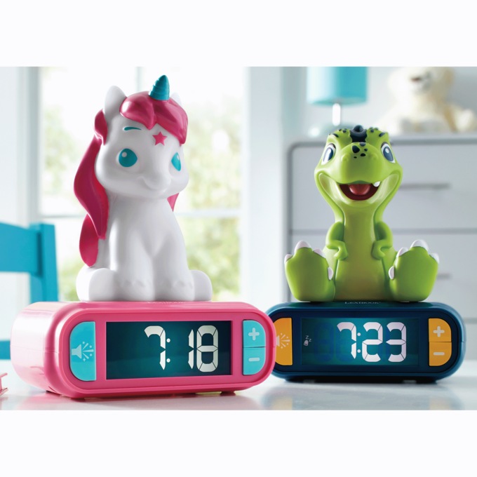 Lexibook Kids’ Night-Light Alarm Clock with Sounds, , large