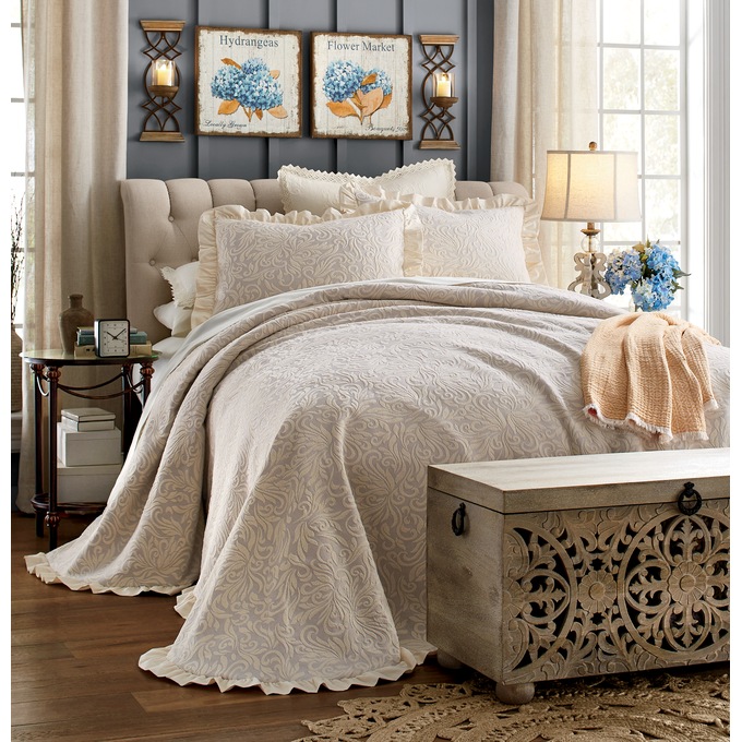 Sofia Matelasse Bedspread, , large