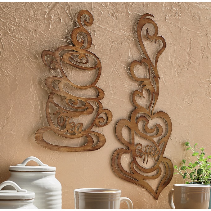 Bronze Coffee or Tea Wall Art, , large