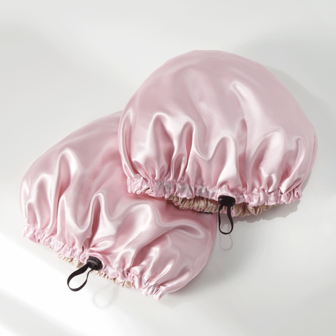 2-Pack Satin Sleep Caps, , large