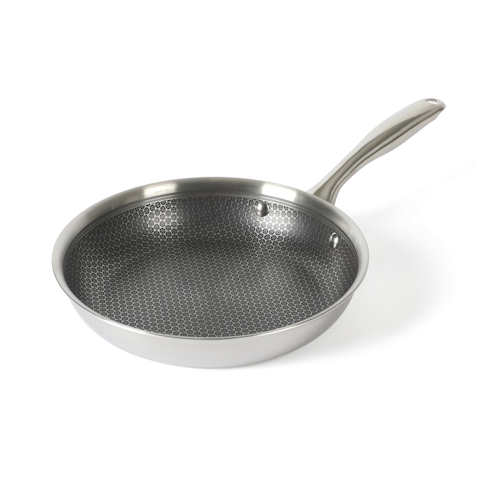 Oster Modessa 9.5" Stainless Steel Nonstick Fry Pan, , large
