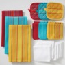 Salsa 20-Piece Cotton Kitchen Towel Set with Dishcloths and Potholders, , large