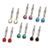 Crystal Jeweltone Dangle 6-Pair Earring Set, , large