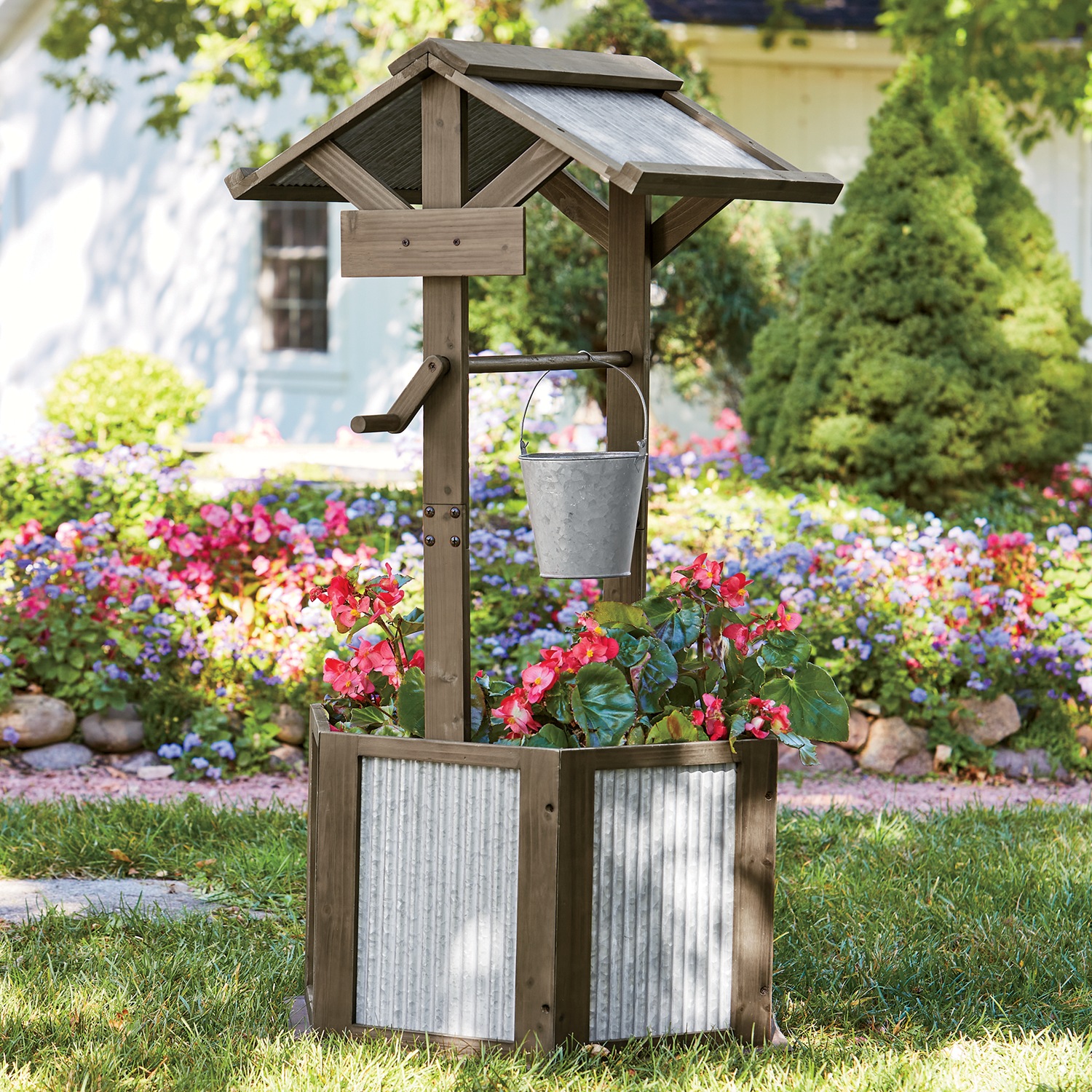 Wishing Well Planter, , large