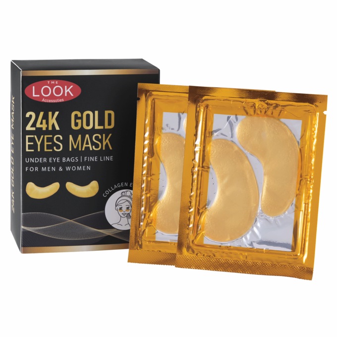 24K Gold Under Eye Masks 20-Pack, , large
