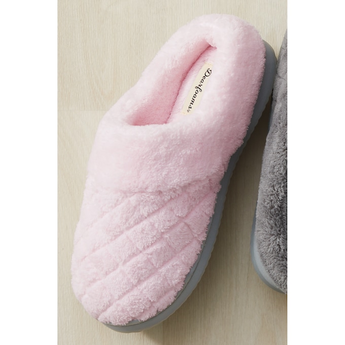 Dearfoams Libby Quilted Terry Clog, , large