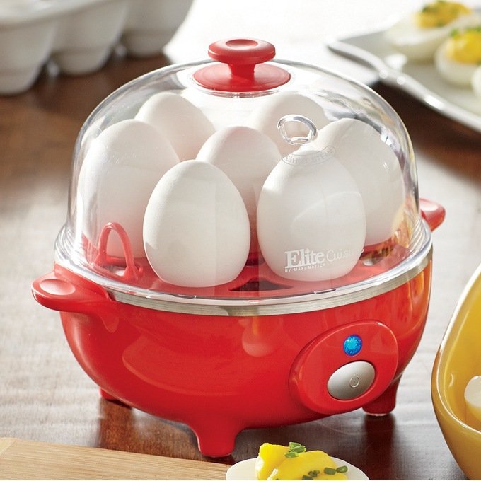 Elite Cuisine Automatic Easy Egg Cooker [EGC-007B] – Shop Elite Gourmet -  Small Kitchen Appliances