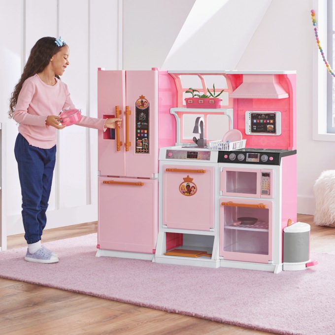 Disney Princess Fresh Prep Play Kitchen with Lights & Sound, , large