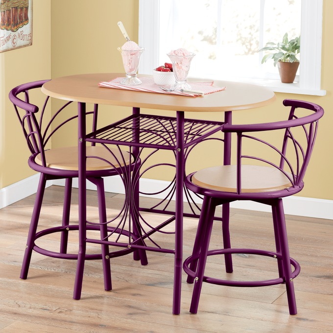 3-Piece Colorful Bistro Set, , large