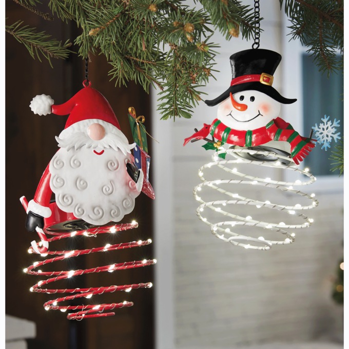 Solar Spiral Christmas Ornament, , large